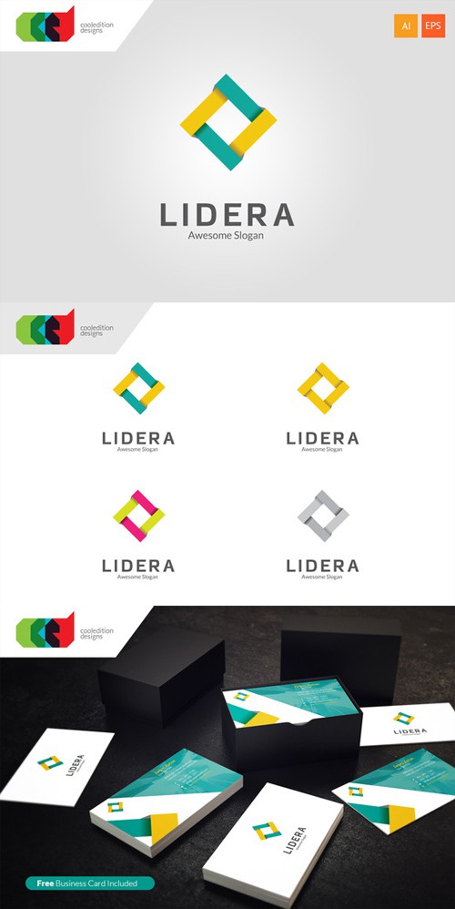Lidera - Logo Template plus Business Card