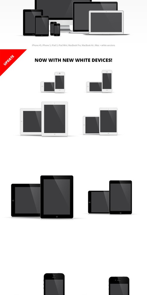 19 Devices Vector Set