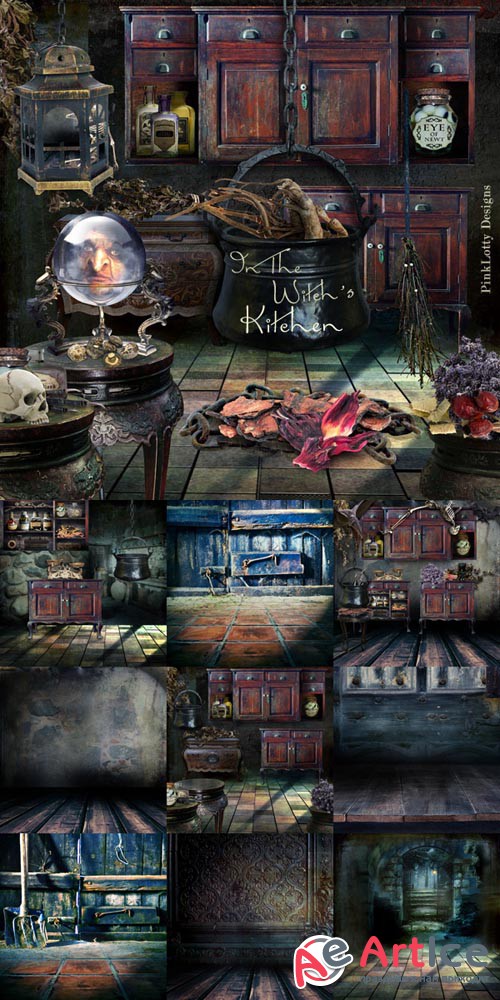 Scrap - In the Witch's Kitchen PNG and JPG