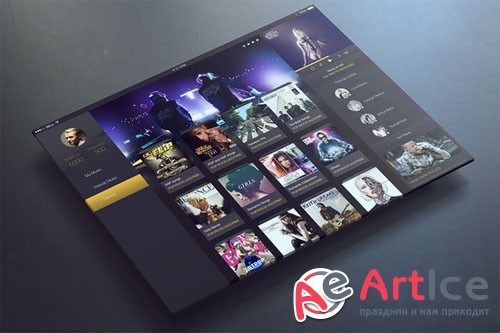 Creativemarket - iPad Music App Ui 89140