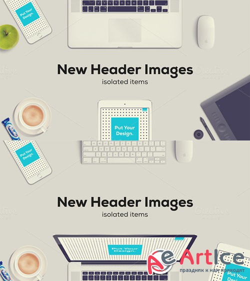 CreativeMarket - New Header Images
