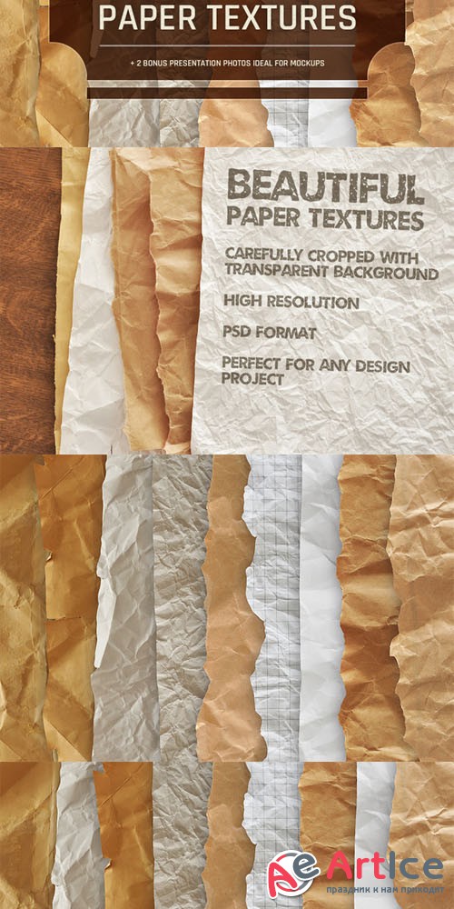 CreativeMarket - Crumpled Paper Textures