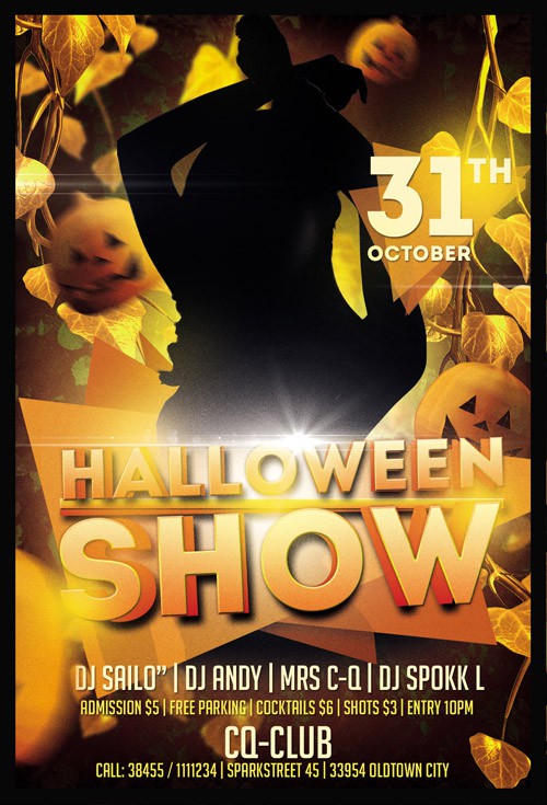 Flyer Template - Halloween Show