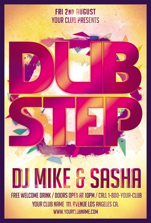 Flyer Template - Dub Step Party