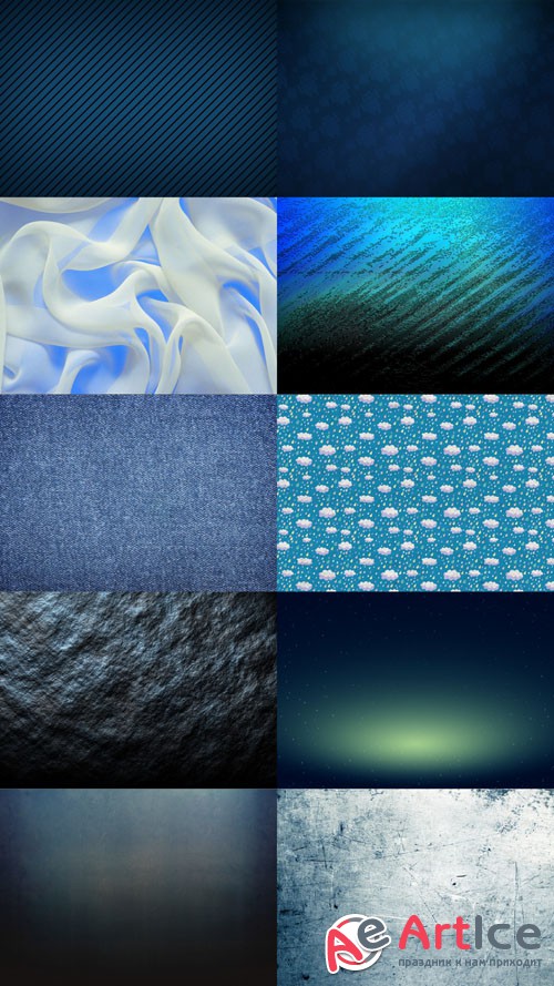 Textures Blue Shades Set 1 JPG Files