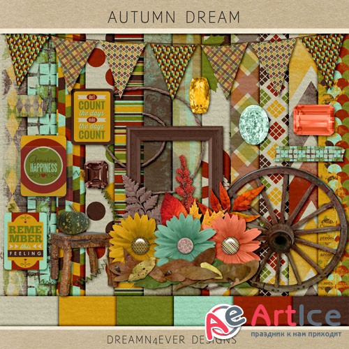 Scrap - Autumn Dream JPG and PNG