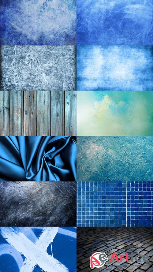 Textures Blue Shades Set 2 JPG Files