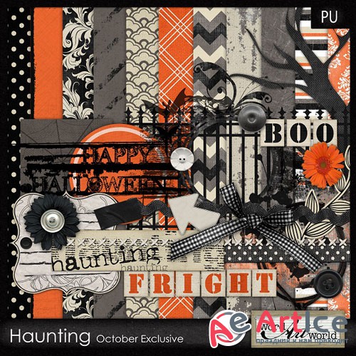 Scrap - Haunting Fright PNG and JPG