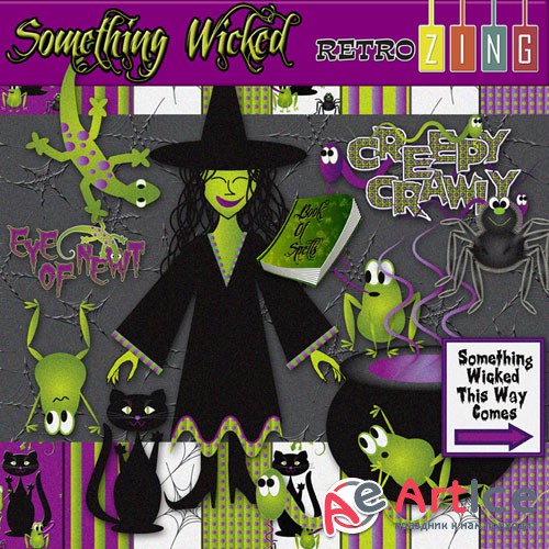 Scrap - Something Wicked PNG and JPG