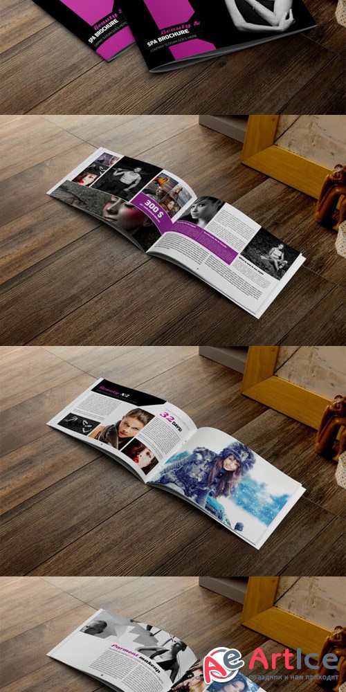 CreativeMarket - Fashion & Beauty Brochure Template
