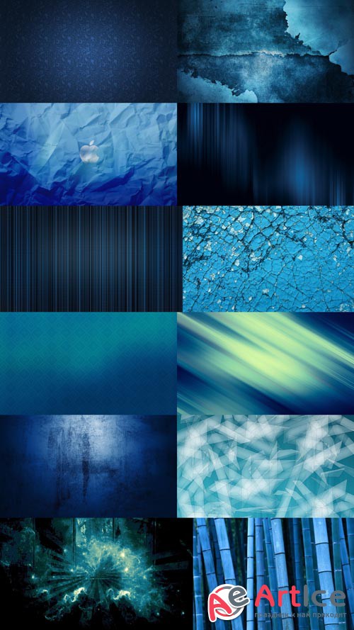 Textures Blue Shades Set 4 JPG Files