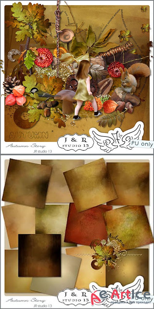 Scrap - Autumn Story PNG and JPG