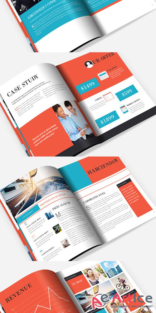 CreativeMarket - Corporate Brochure Template