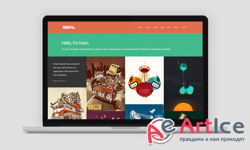 CreativeMarket - Mars - Blogging Theme