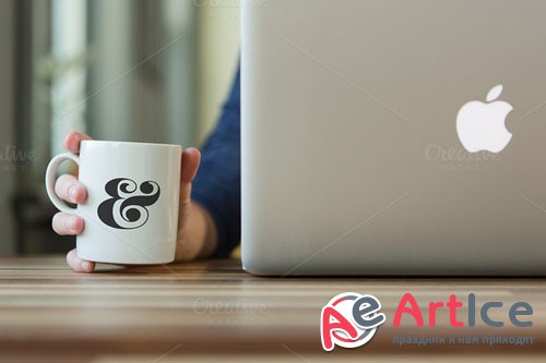 CreativeMarket - Workplace Coffee Cup