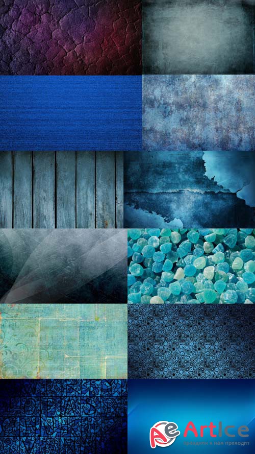 Textures Blue Shades Set 5 JPG Files
