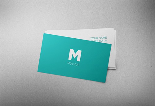 Business Card Mock-up PSD Template