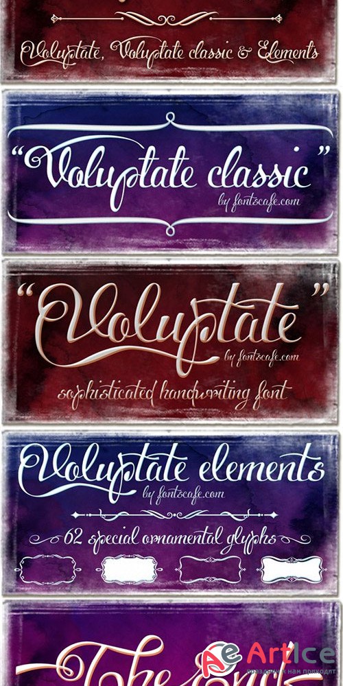 Voluptate Font Family