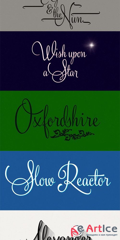 Silver Font Family