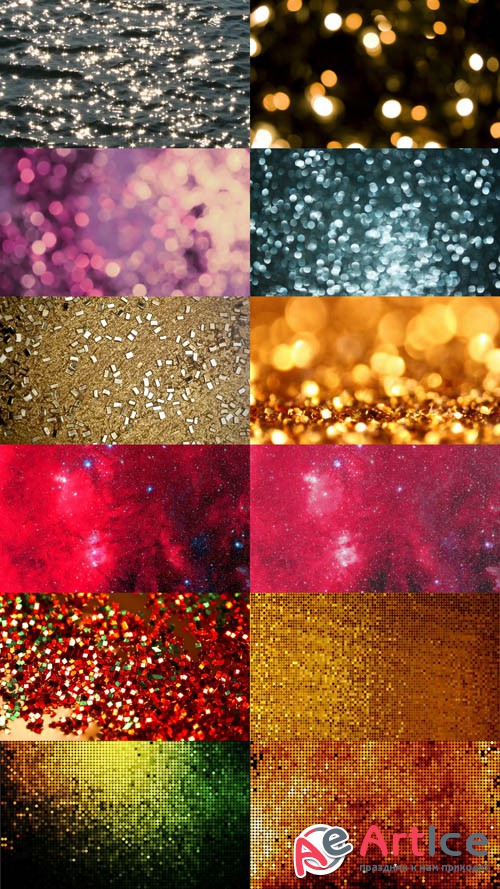 44 Glitter Textures JPG FIles
