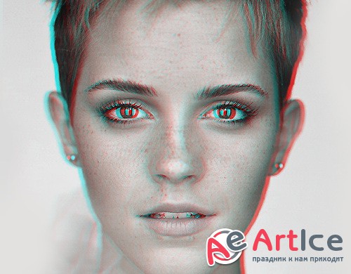 CreativeMarket - Anaglyph 3D Action 29075