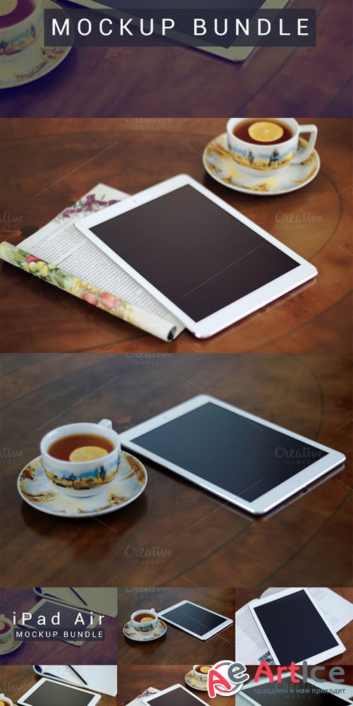 CreativeMarket - iPad Air - Photo Mockup Bundle