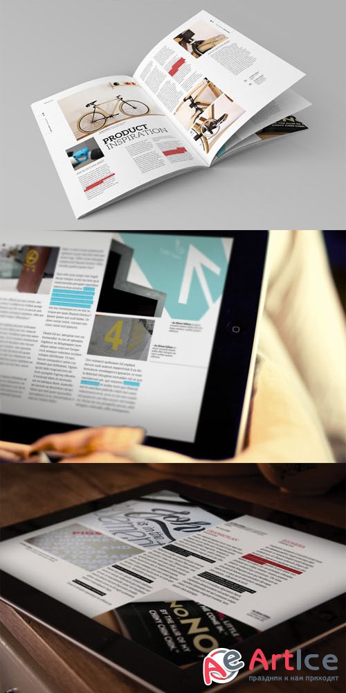 CreativeMarket - InDesign Magazine Bundle