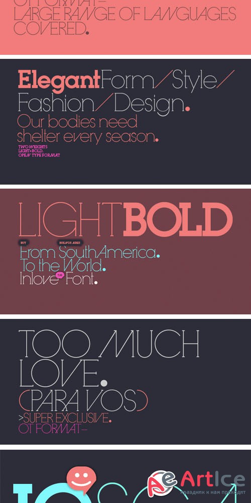 Inlove Font Family