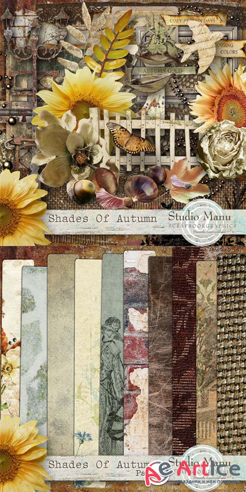 Scrap - Shades Of Autumn PNG and JPG