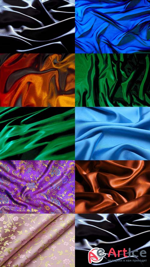 Silk Textures Set 1 JPG FIles