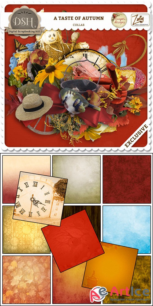 Scrap - A Taste of Autumn PNG and JPG