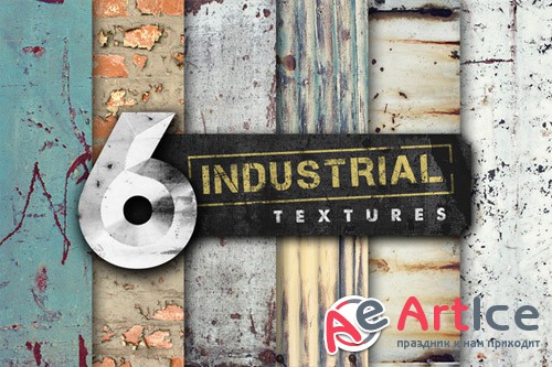 Creativemarket - 6 Industrial Textures 86882