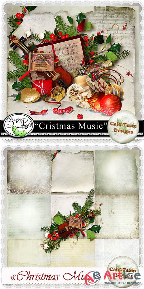 Scrap - ''Cristmas Music'' PNG and JPG