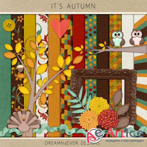 Scrap - It`s autumn PNG and JPG