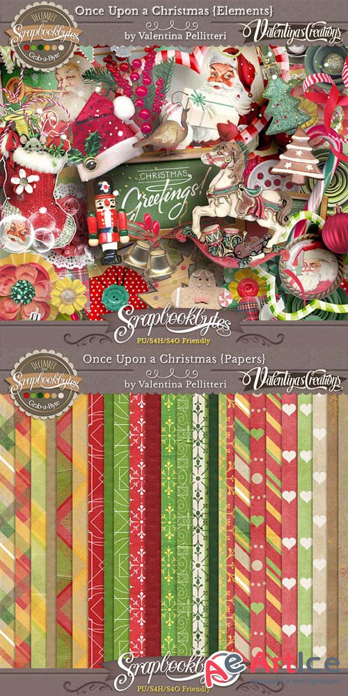 Scrap - Once Upon A Christmas PNG and JPG