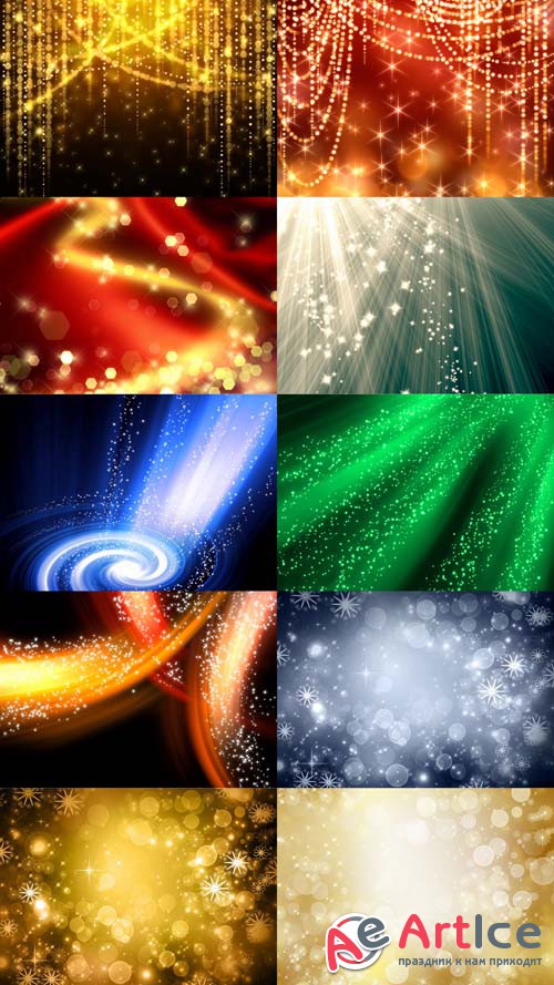 Bright and Festive Backgrounds JPG FIles
