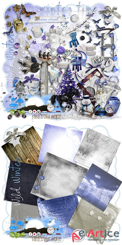 Scrap - Wild Winter PNG and JPG