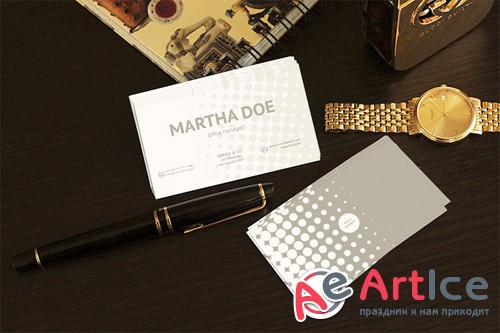 Business Cards Mock-Up PSD Template