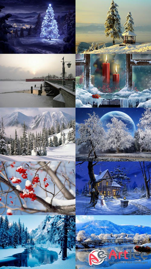 Christmas and New Year Background JPG Files Set 5