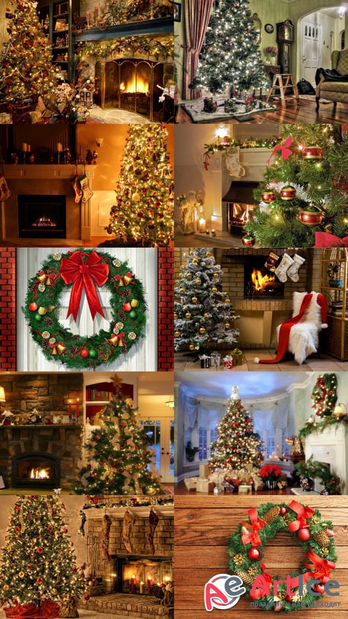 Christmas and New Year Background JPG Files Set 7