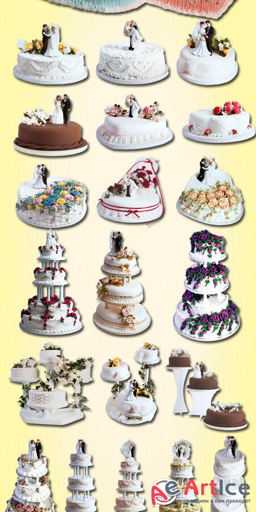 Wedding Cakes PNG