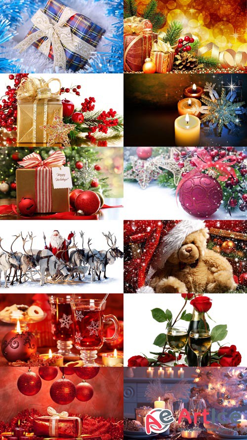 Christmas and New Year Background JPG Files Set 8