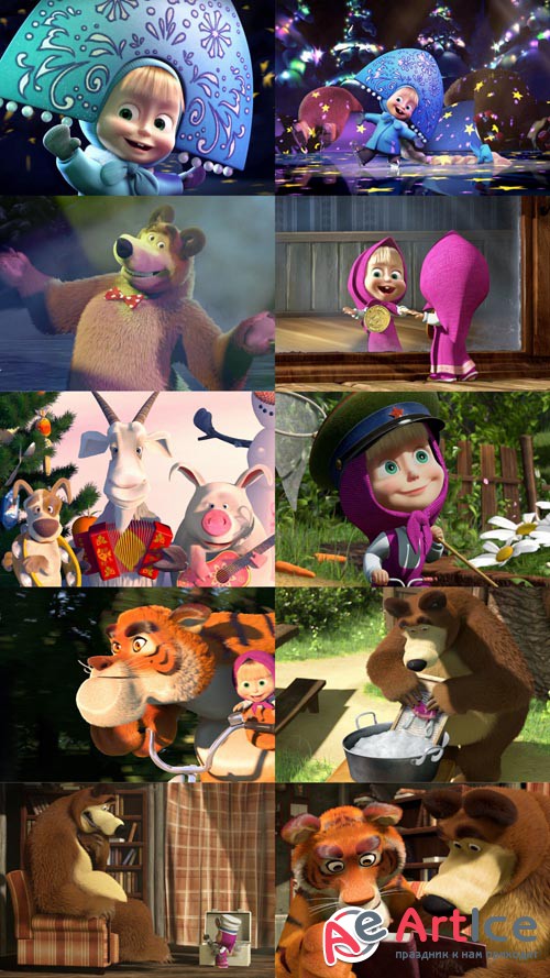 Masha and the Bear Background JPG