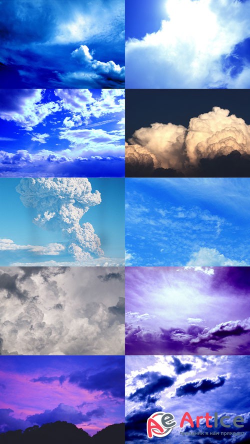 Clouds Wallpapers Set JPG Files