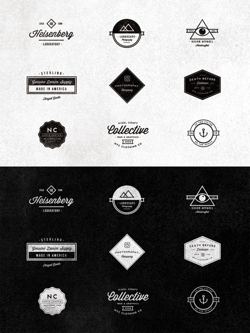 9 Vintage Typographic Logos
