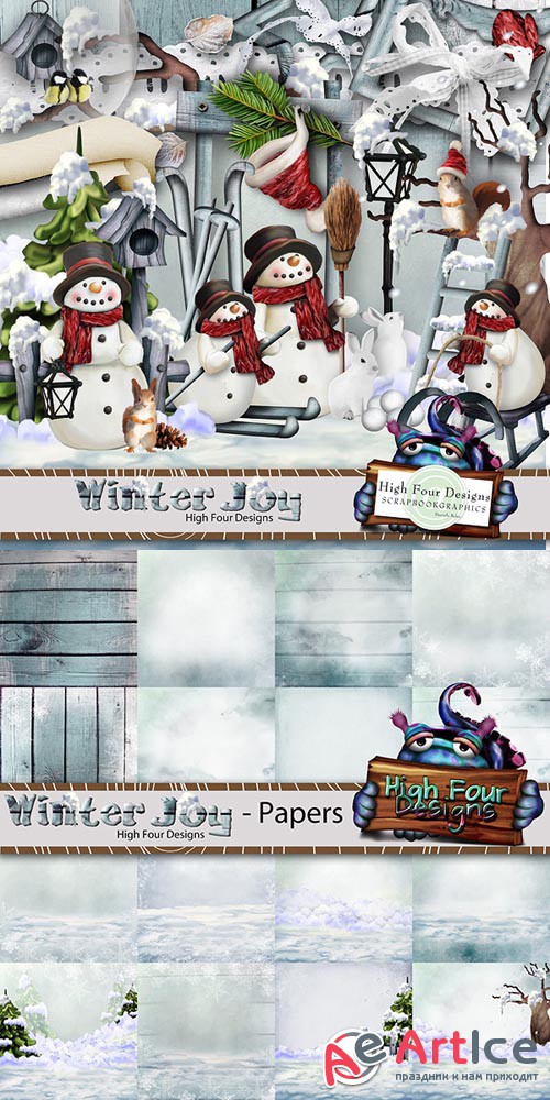Scrap - Winter Joy PNG and JPG