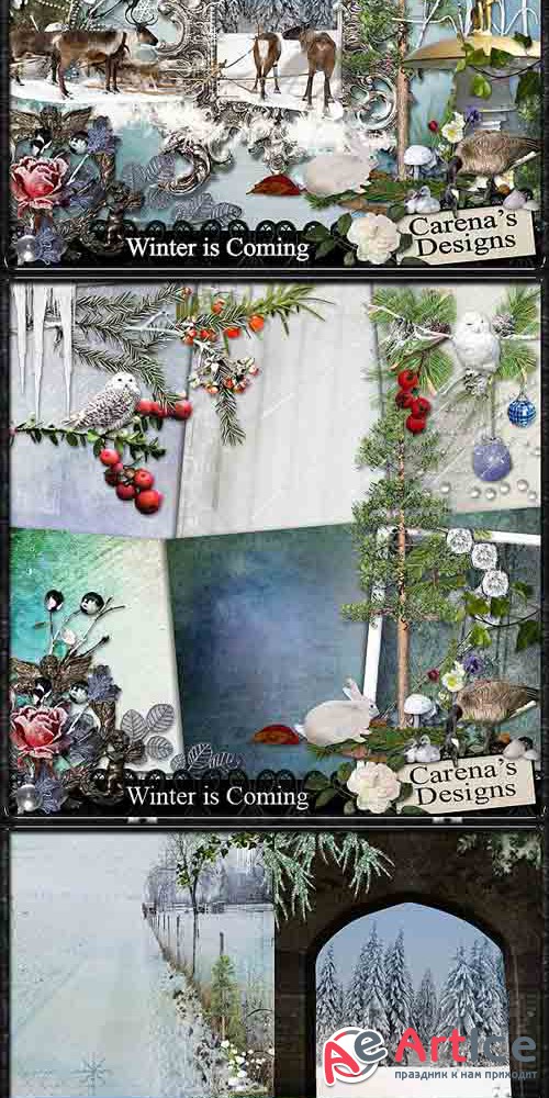 Scrap - Winter is Coming JPG and PNG