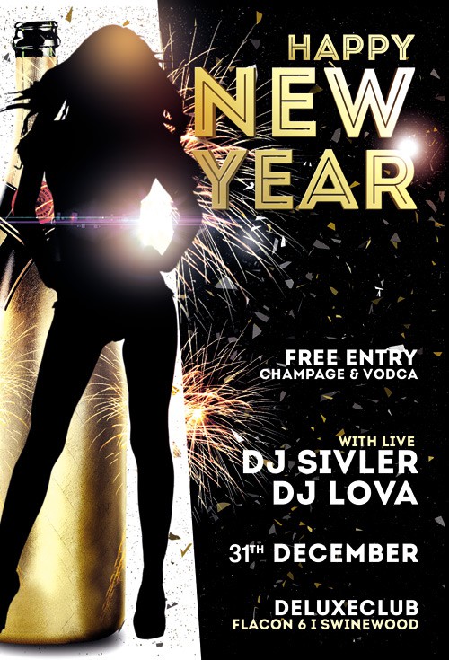 Flyer Template - Happy New Year