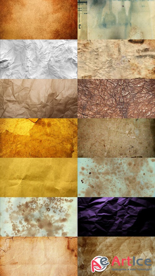 Ccollection of paper Textures Set JPG Files