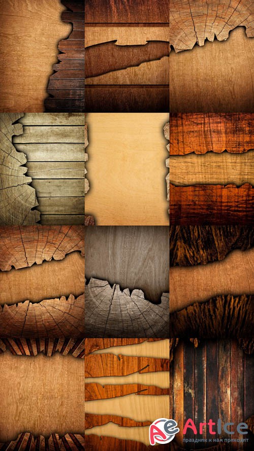 Cracked Wood Board Textures JPG Files